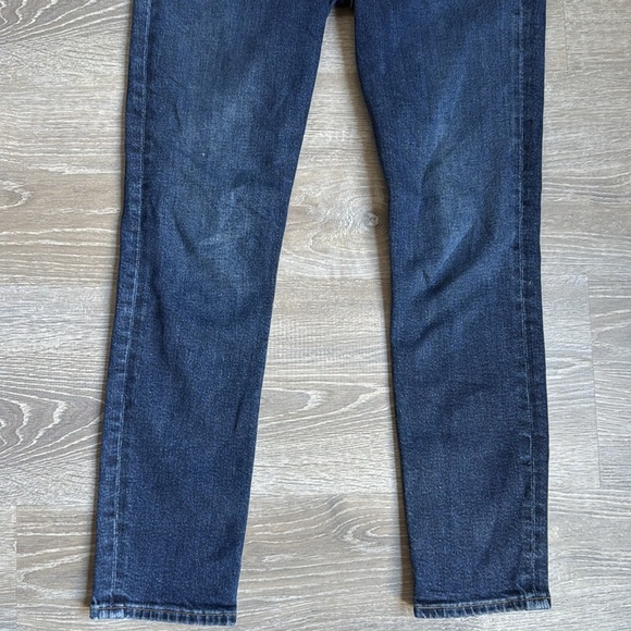 Agolde Nico High Rise Slim Denim Jeans in Fixation - Picture 6 of 13